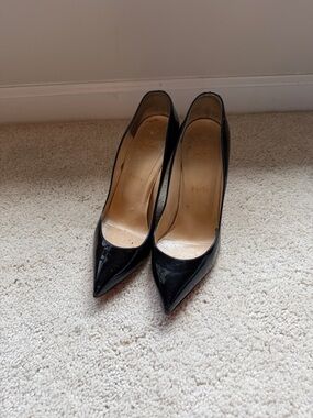 Christian Louboutin Black Patent Heels